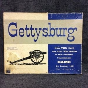 Antique Gettysburg Game Civil War Battle Game - 1950's